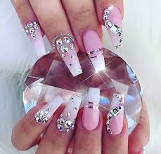 Pink Rhinestones And Diamonds Nail Art Design Luxury Nails Bling Nail Art Bling Nails Diamond Nails Find the top 100 most popular items in amazon beauty best sellers.