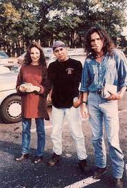 Maybe you would like to learn more about one of these? Madeleine Stowe Eric Schweig And Daniel Day Lewis Arriving On The Set Of The Last Of The Mohicans 1992 9gag