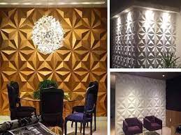 Revestimento De Gesso 3d Dicas De Arquitetura Iluminacao com spots destacando a textura do gesso 3d. revestimento de gesso 3d dicas de
