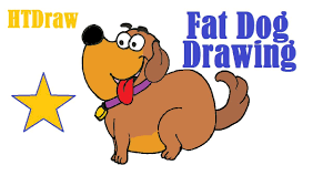 But fat dog mendoza knows justwhat to do! Fat Dog Drawing Cute And Easy For Kids Cartoon Dog Drawing And Coloring For Kids Youtube