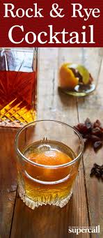 How To Make Rock And Rye Rye Cocktails Easy Drink Recipes Hot Toddies Recipe