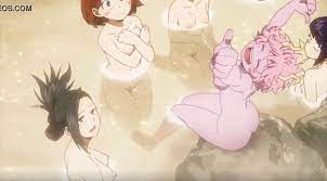 Boku no Hero Academia Nude Filters Strip Girls in Battle & in the Bath –  Sankaku Complex