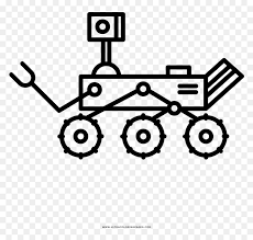 ➜ easy, simple follow along drawing lessons for kids or beginners. Coloring Page Of Mars Rover Hd Png Download Vhv