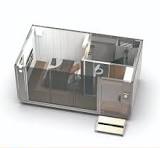 Luxury Design Fully Equipped Shipping Container House Prefabricated Mobile  House Mini Capsules Hotel with Interior Product
