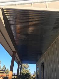 Corrugated Steel Deck Ceiling Steel Deck Covered Patio Patio