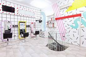90s Inspired Beauty Shops Salon Interior Design Hair Salon Interior Hair Salon Design
