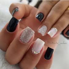 Beautiful, matte colors, also make this short nail design look clean and sophisticated. Chic Short Nail Designs Short Acrylic Nails Designs Classic Nails Short Acrylic Nails