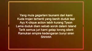 List download lagu mp3 k clique sah tu satu lirik (6:30 min), last update apr 2021. K Clique Sah Tu Satu Lirik Cover