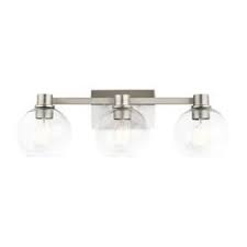 Kichler Harmony 3 Light 8 25 Brushed Nickel Globe Vanity Light Lowes Com Vanity Lighting Nickel Lighting Vanity Lighting Over Mirror