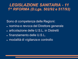 15 speties del d.lgs 502/92 e s.m. Corso Per Operatori Socio Sanitari Ppt Scaricare