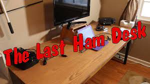Old, unused cell phones and chargers. The Last Ham Desk I Ll Ever Need For My Ham Shack Youtube