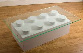Lego Block Coffee Table By Gary Moore Lego Table Lego Room Geek Furniture