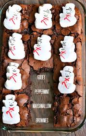 Gooey Peppermint Marshmallow Brownies Will Cook For Smiles