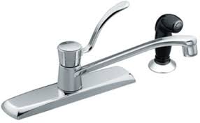 Also i have a moen monticello kitchen faucet. Moen 7310 Single Lever Cast Spout Kitchen Faucet With 9 Inch Reach 6 1 2 Inch Height Side Spray And Ada Compliant