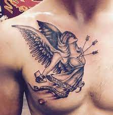 77 Beautiful Spiritual Angel Tattoo Designs Media Democracy Guardian Angel Tattoo Designs Beautiful Angel Tattoos Cool Chest Tattoos