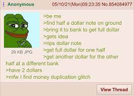 Anon dupes money : r/greentext