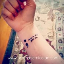 Quote 'this too shall pass' inked on the left outer forearm related tattoos. 33 Amazing Semicolon Wrist Tattoos