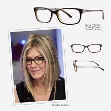 Davis Vision Jennifer Aniston S Glasses Frame Her Face Perfectly Try On These Specs Fashion Eye Glasses Jennifer Aniston Glasses Glasses For Your Face Shape