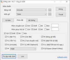 Evkey là phần mềmgõ tiếng việt có dấu gọn nhẹ, ổn định, được download nhiều nhất, tải miễn phí, dễ sử dụng, nhiều tính năng, tương thích với mọi windows (win 10, win 8, win 7, win xp) 32 bit, 64 bit và trên macos. Evkey 4 3 2 Bá»™ Go Tiáº¿ng Viá»‡t Thay Tháº¿ Unikey