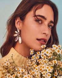 KENDRA SCOTT EARRINGS GOLD DROP PEARL