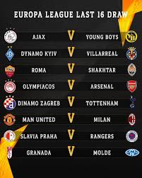Round of 16 (l vs wolves) uefa cup/uefa europa league best: Europa League Draw Round Of 16 2021 Europa League Last 16 Draw Date Format Fixtures As Man United Arsenal And Tottenham Await Fate Daily Mail Online After The Impressive Round