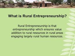 Rural Entrpreneurship