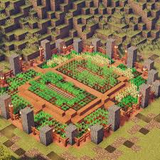 Spiderboy Minecraft Builder On Instagram Small Farm Garden Minecraft Farm Minecraft Garden Minecraft Architecture