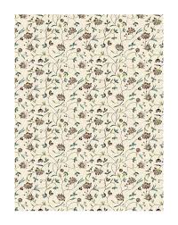 A wide width floral wallpaper based on 18th century southern indian chintz designs, printed in pink, russet. Wallpaper 41 Antoinette Poisson