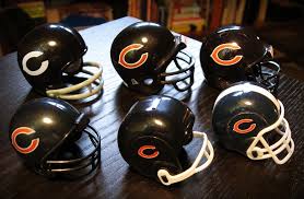 The bears played the indianapolis colts at super bowl. Chicago Bears Mini Helmets Collectors Weekly