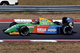 023 1990 Budapest Benetton Ford Cosworth B190 Alessandro Nannini C Carsten Riede Fotografie Formula 1 Classic Racing Cars Sports Car Racing