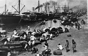 Image of India: The port of Surat in ...