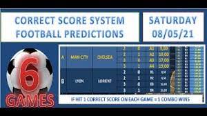 But with that said, trying to accurately predict the final score in a game of football is a bit like spinning the roulette wheel. 08 05 Correct Score Football Predictions Today Betting System Soccer Betting Method Youtube