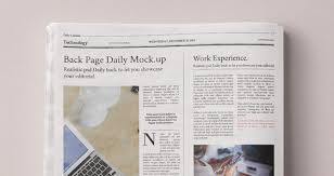 Layered psd easy smart object insertion license: Daily Newspaper Psd Mockup Psd Mock Up Templates Pixeden