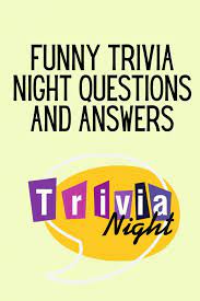 Trivia categories spanning over 20 different topics. 136 Fun And Unusual Trivia Night Questions Kids N Clicks