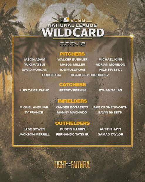 Padres] Our 2026 Wild Card Roster: : r/Padres