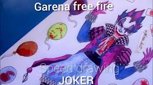 Please see the drawing tutorial in the video below video produced by the channel: Joker Free Fire Garena Speed Drawing Fan Art Youtube