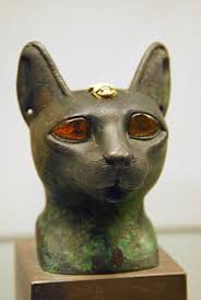 Ancient Egyption Jeweled Cat Sculpture Cats In Ancient Egypt Egyptian Cats Egyptian Cat Goddess