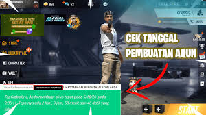 Berita Api Gratis Free Fire Cek Tanggal Pembuatan Akun Ff Tanggal Berita Api