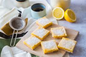 Carres Au Citron Et A La Noix De Coco Recette Carres Au Citron Alimentation Citron