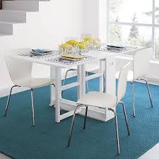 Span White Gateleg Dining Table In Dining Tables Crate And Barrel Dining Table White Dining Table Expandable Dining Table