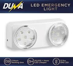 This lithonia lighting led white exit signthis lithonia lighting led white exit sign with red stencil and led emergency light combo is suitable for applications requiring both exit sign and unit. Led Emergency Light Wall Mounting 4 Hours Working Time Smd Led Lifespan Duma Cr 7019 White Color With Overcharge Over Discharge Protection Lazada Ph