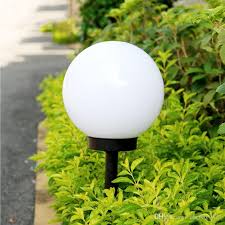 Light sensor controls the solar string lights auto on at dark and auto off at daytime. 2021 Solar Pathway Stake Lights Globe Solar Lights White Ball Outdoor Solar Garden Lights For Pathway Walkway From Chrissy9421 10 25 Dhgate Com