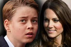Historic moment: Prince George, Kate Middleton's son, discovers the truth