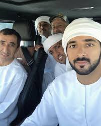 سيدي سمو الشيخ حمدان بن محمد بن راشد آل مكتوم ولي عهد دبي مع خاله الشيخ سعيد بن مكتوم بن جمعه آل مكتوم والأصدقاء Love You Very Much Change The