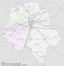 Bel environnement pour ce grand appartement situé dans un ancien moulin bordé par l'indre. Carte De L Indre Et Loire Indre Et Loire Carte Du Departement 37