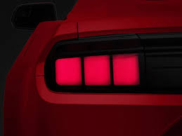Raxiom 2015 2020 Ford Mustang Profile Led Tail Lights Smoked Function Factory Performance