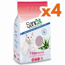 Sanicat Aloe Verali Dogal Kokulu Attapulgite Kedi Kumu 4 Lt 4 Adet Kedi Kumlari Kampanyali Kedi Kumlari Cok Al Az Ode Kedi Kumlari Sanicat
