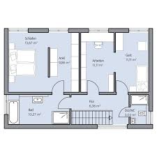 Flurgrundriss, offener und flexibler grundriss. Grundriss Haus 6 X 8 Novocom Top