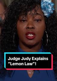 Understanding Lemon Law with Judge Judy