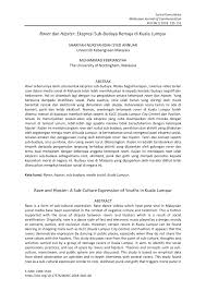 We did not find results for: Pdf Raver Dan Hipster Ekspresi Sub Budaya Remaja Di Kuala Lumpur Rave And Hipster A Sub Culture Expression Of Youths In Kuala Lumpur